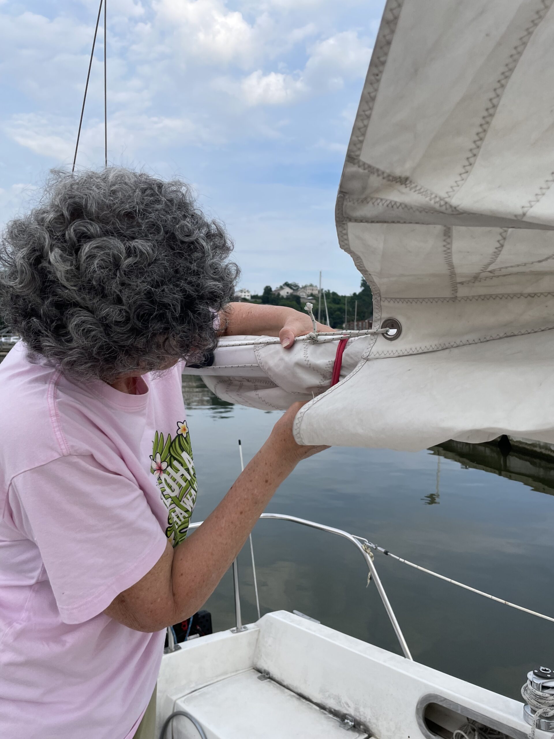 Learning to Reef the Catalina 22